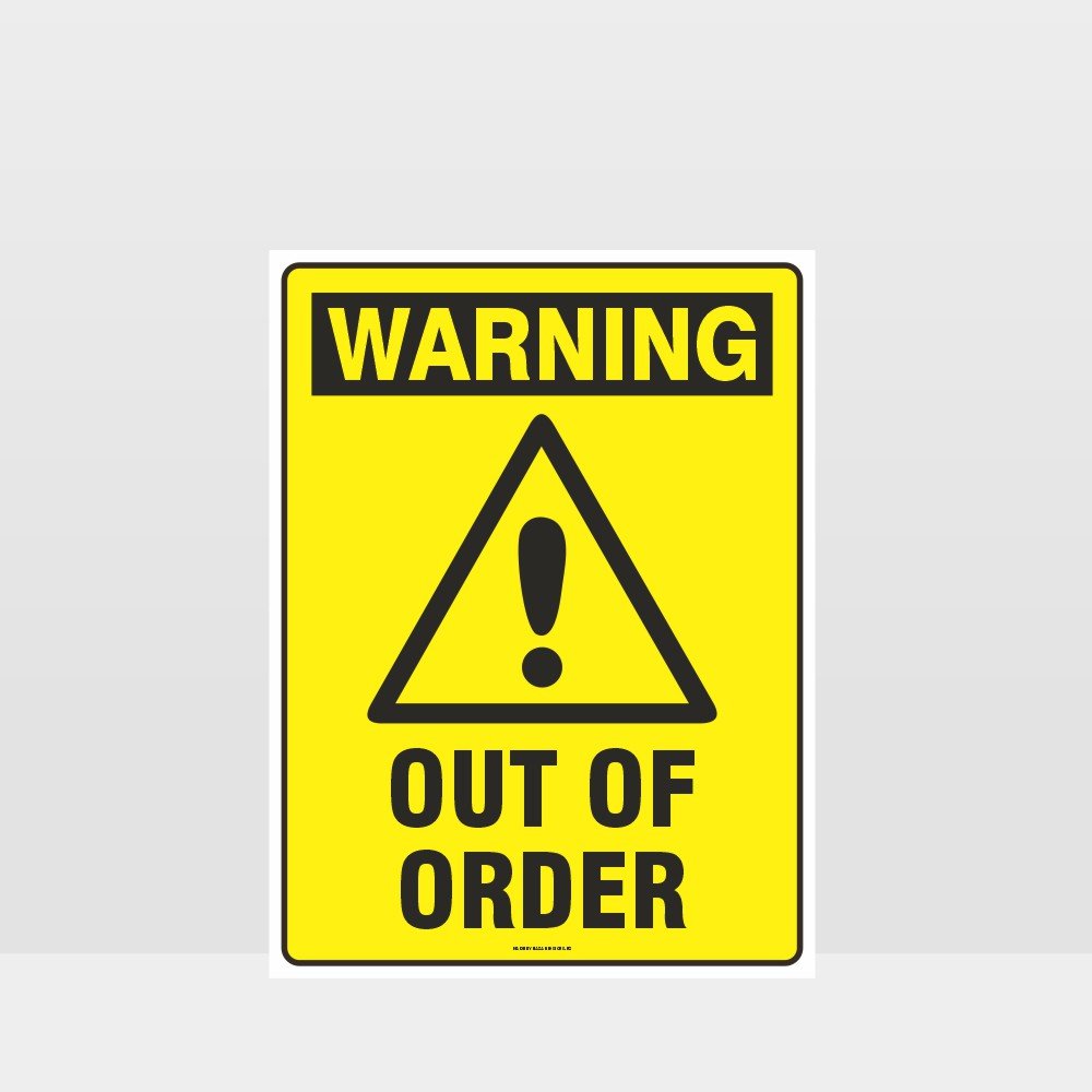 Custom Signs Outdoor Metal,Warning Out Of Order Sign