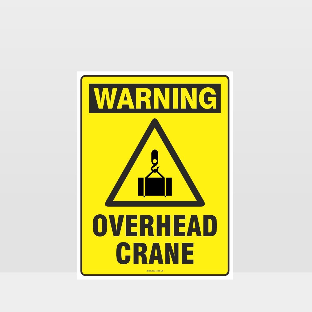 Custom Yard Signs,Warning Overhead Crane Sign