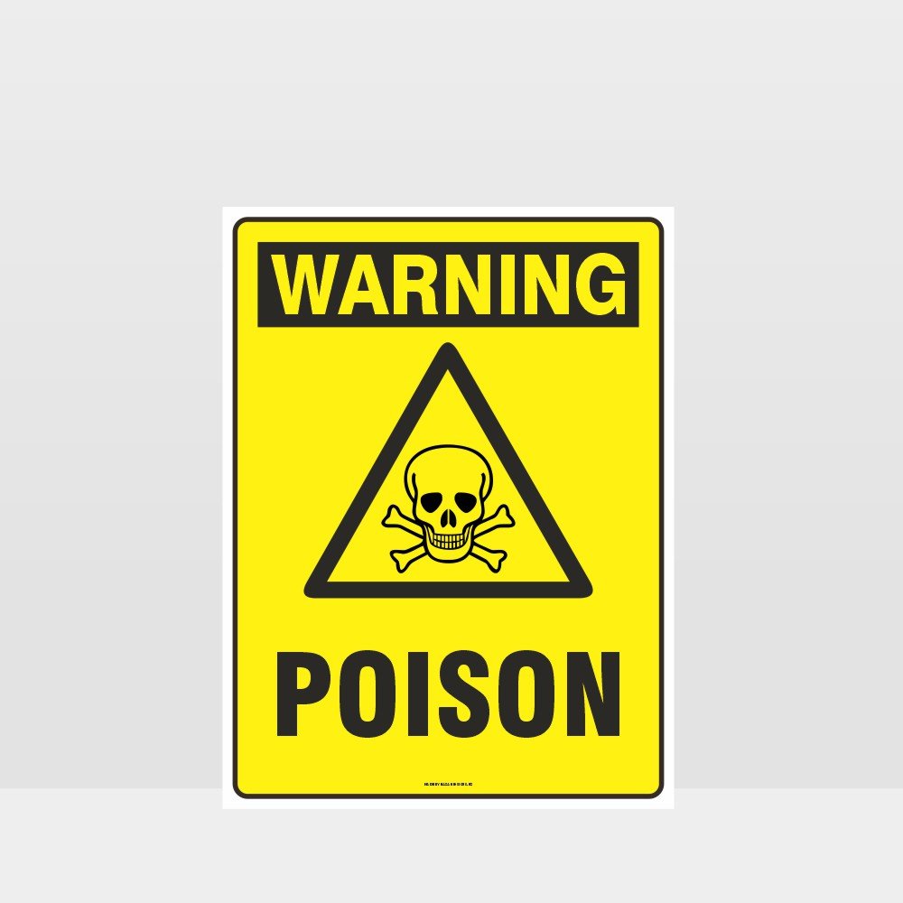 Custom Metal Sign,Warning Poison Sign