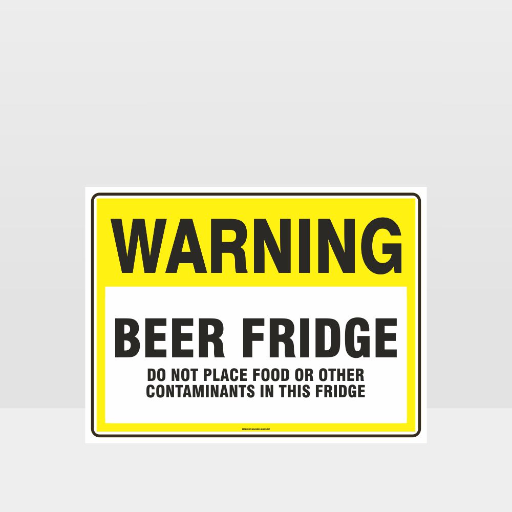 Custom Yard Signs,Warning Beer Fridge