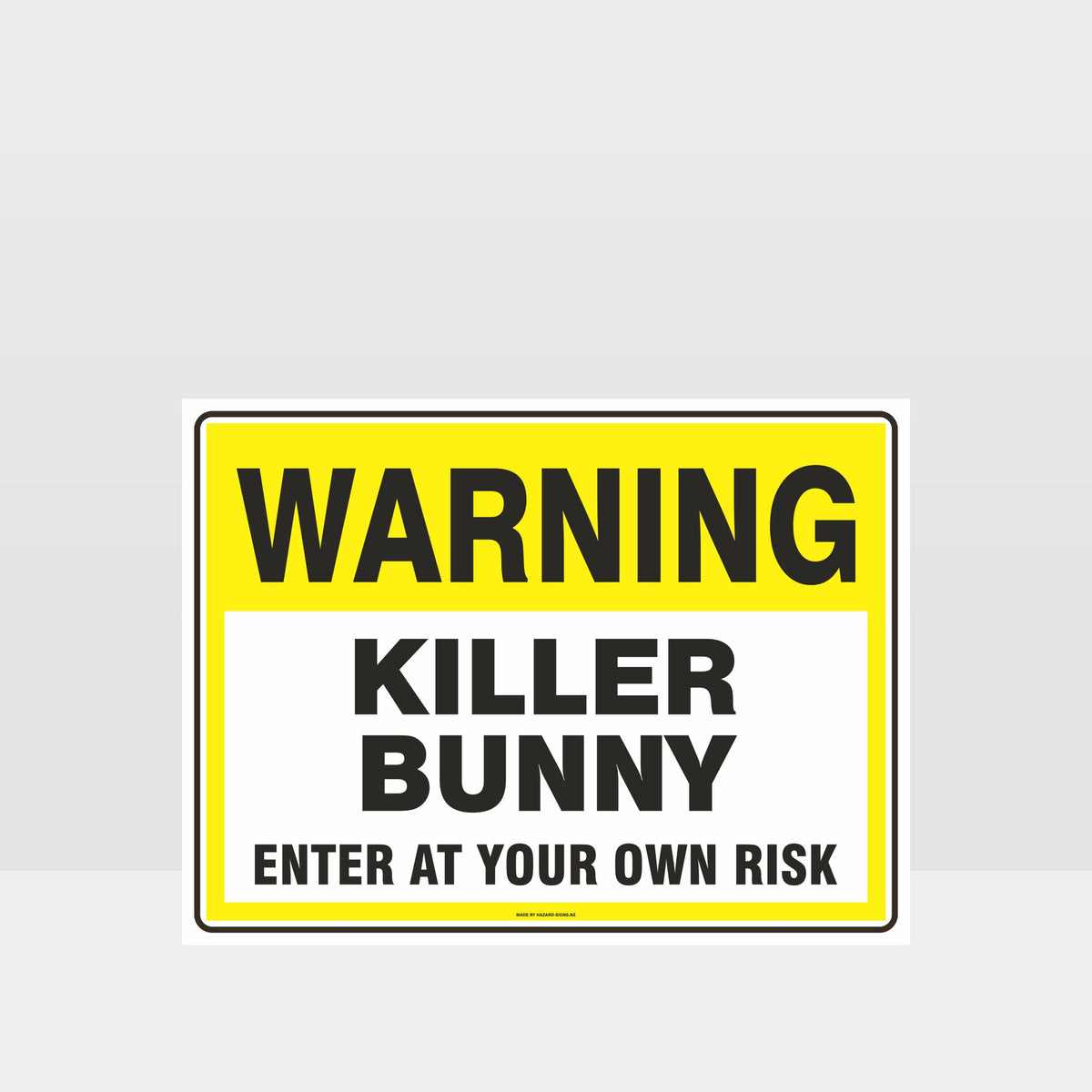 Custom Signs Personalized,Warning Killer Bunny Sign